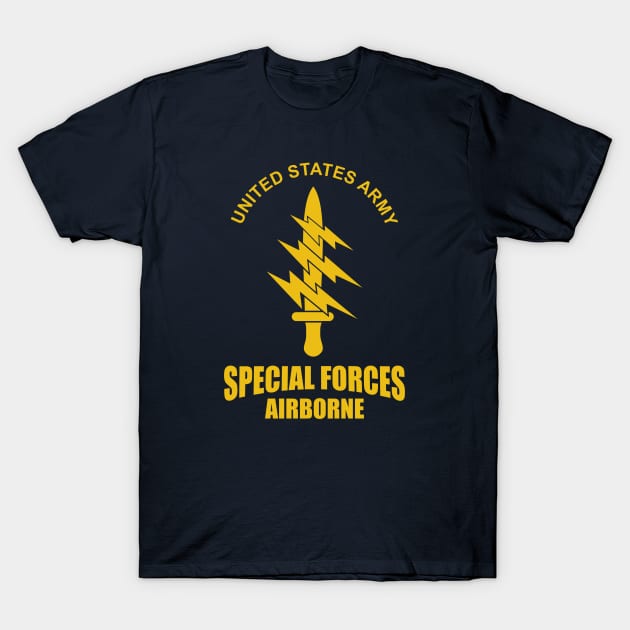 US Special Forces Airborne T-Shirt by Firemission45